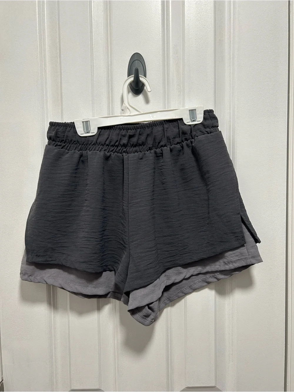 3 pack Athletic Shorts - gray, blue, pink - Picture 14 of 15
